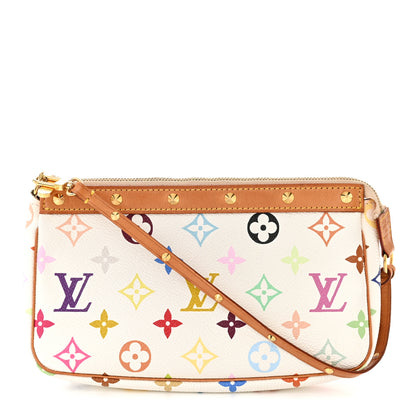 Louis Vuitton Monogram Multicolor Pochette Accessories White 1 of 11