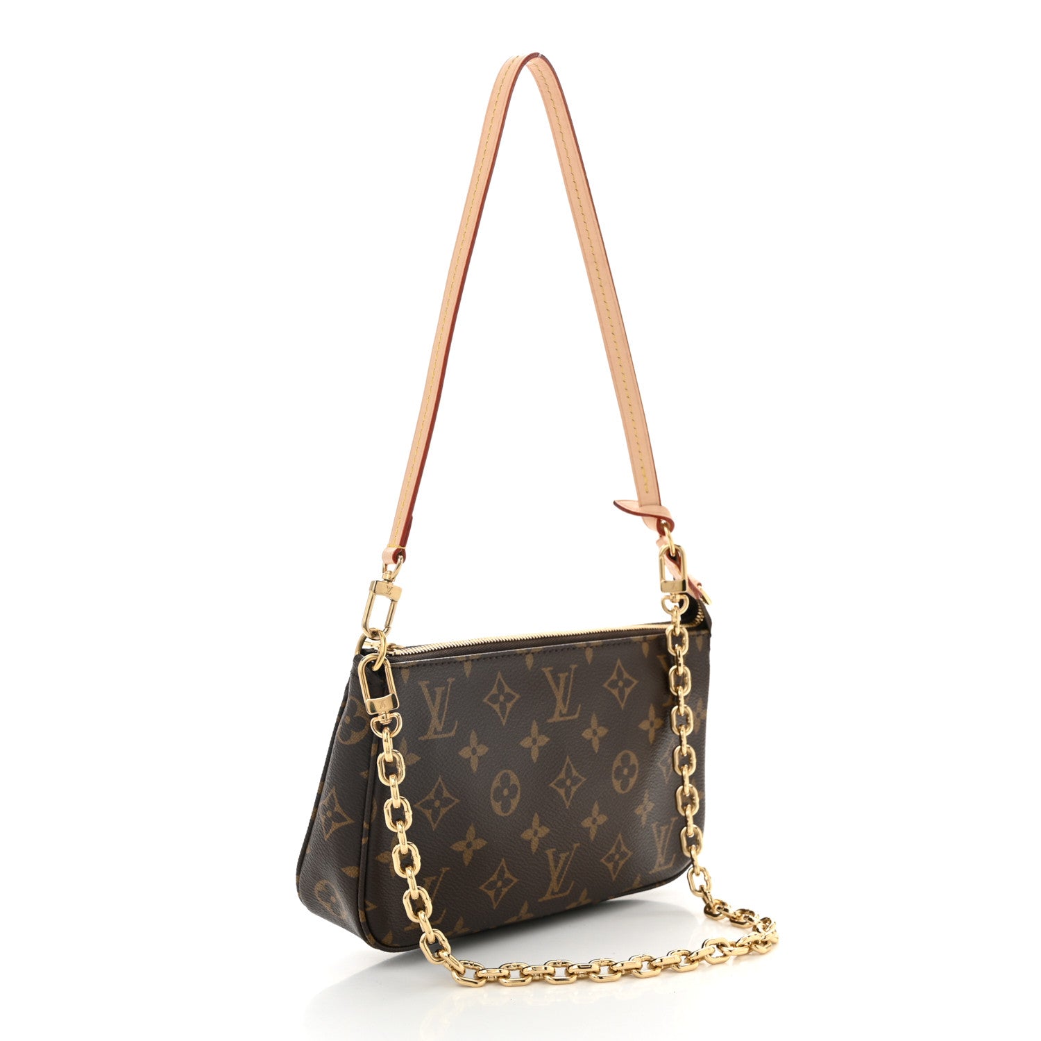 Louis Vuitton Monogram Chain Pochette Accessories 3 of 9