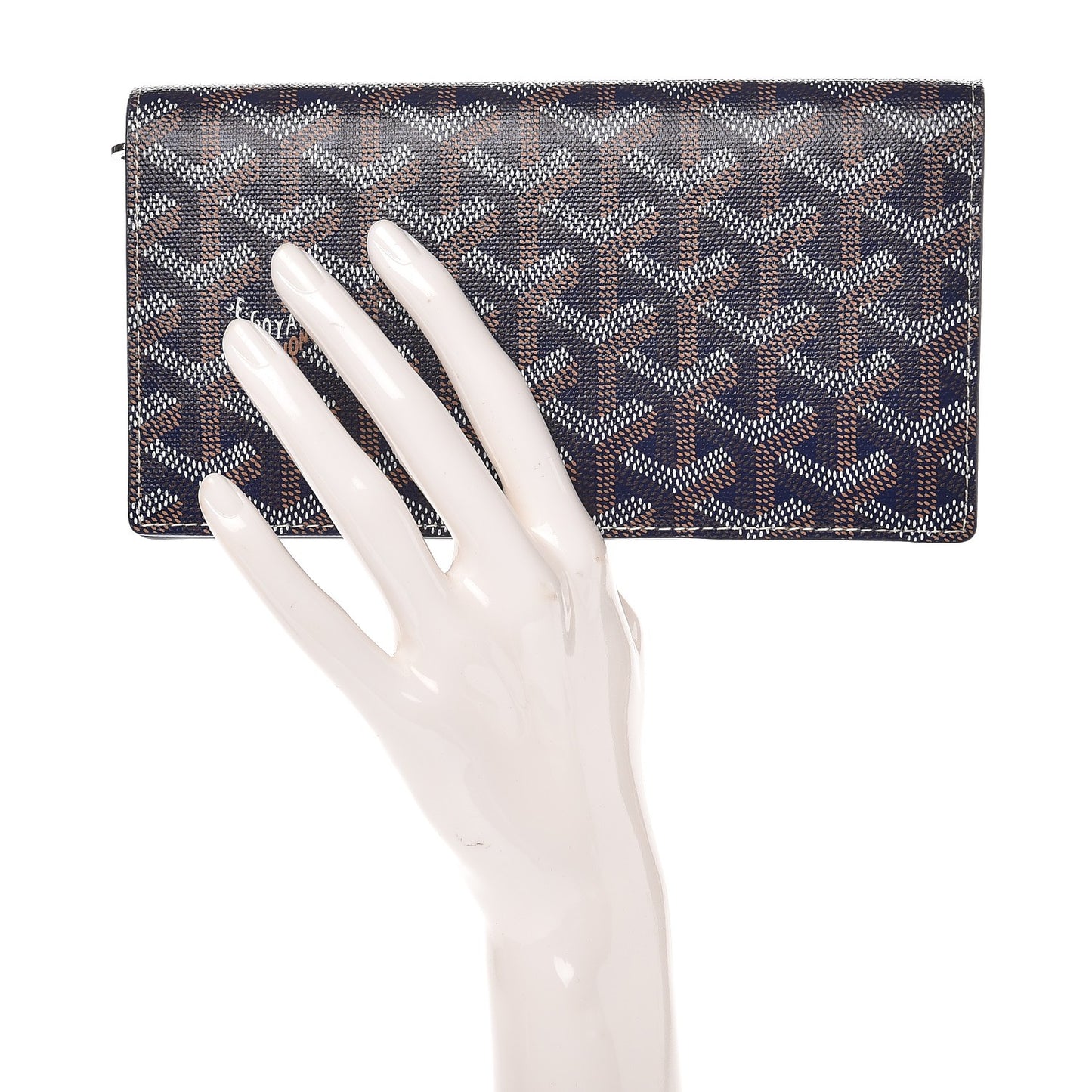 Goyardine Richelieu Wallet Navy