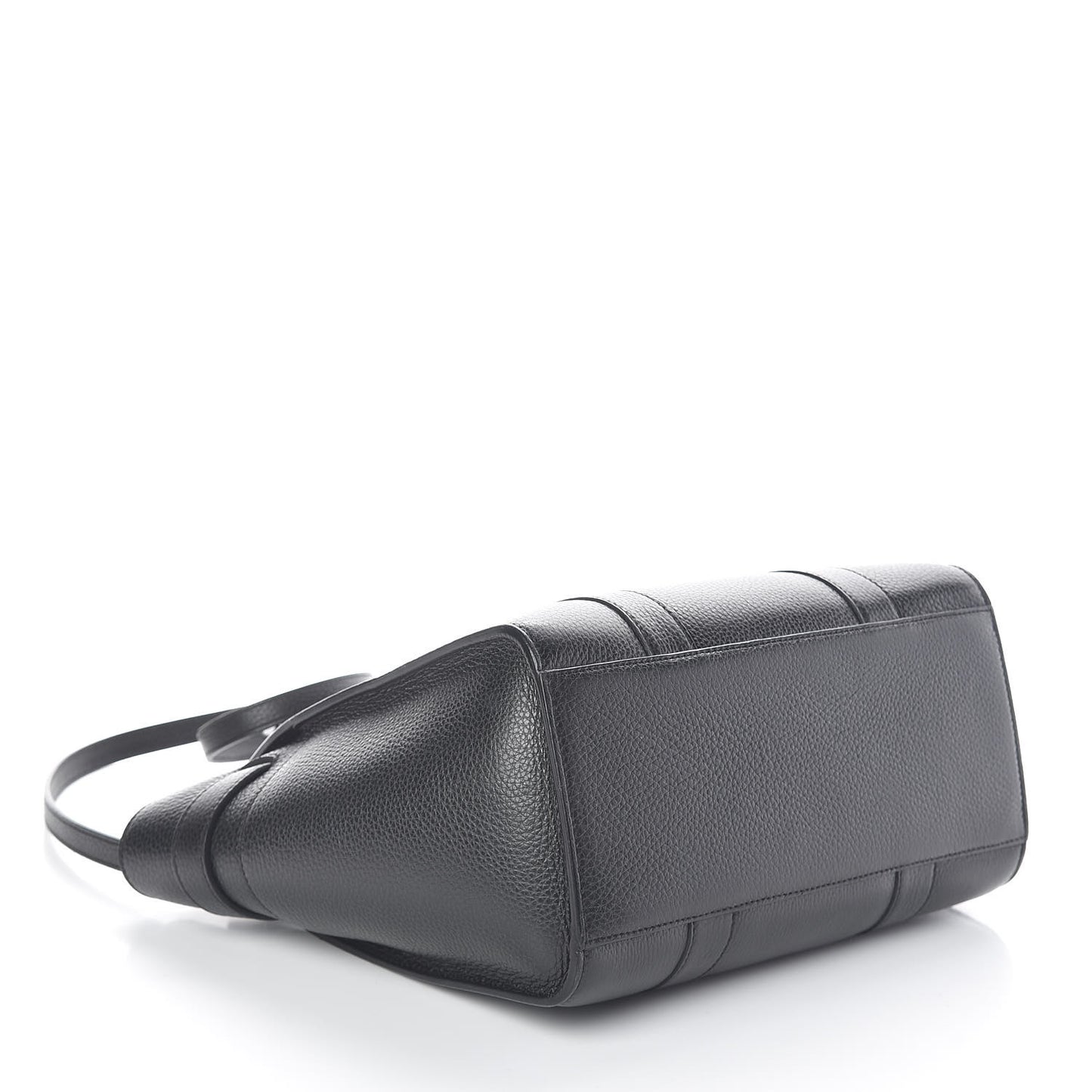 Classic Grain Small Bayswater Zip Tote Black