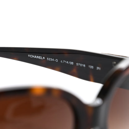 Chanel CC Turnlock Sunglasses 5234 Q Tortoise 5 of 7
