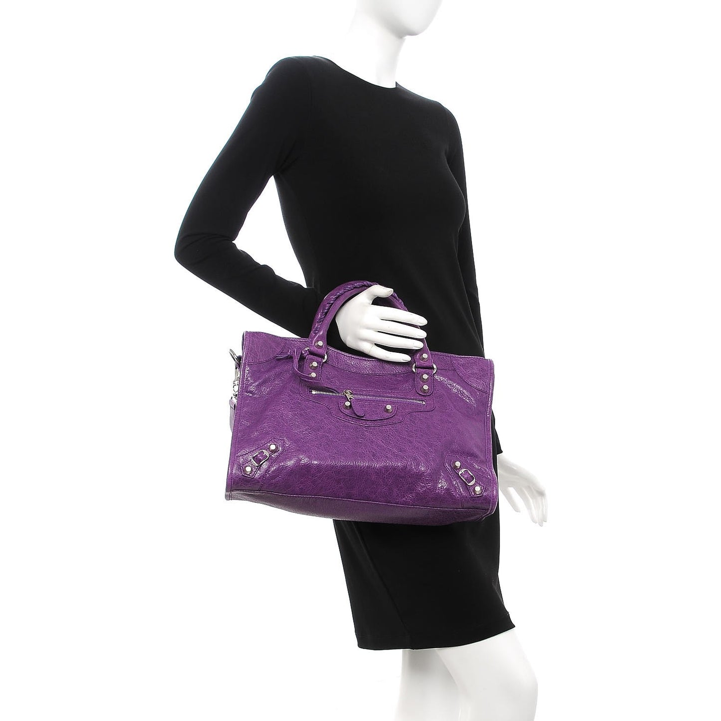 Agneau Giant 12 Silver Hardware City Ultraviolet