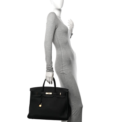 Hermes Togo Birkin 40 Black 2 of 11
