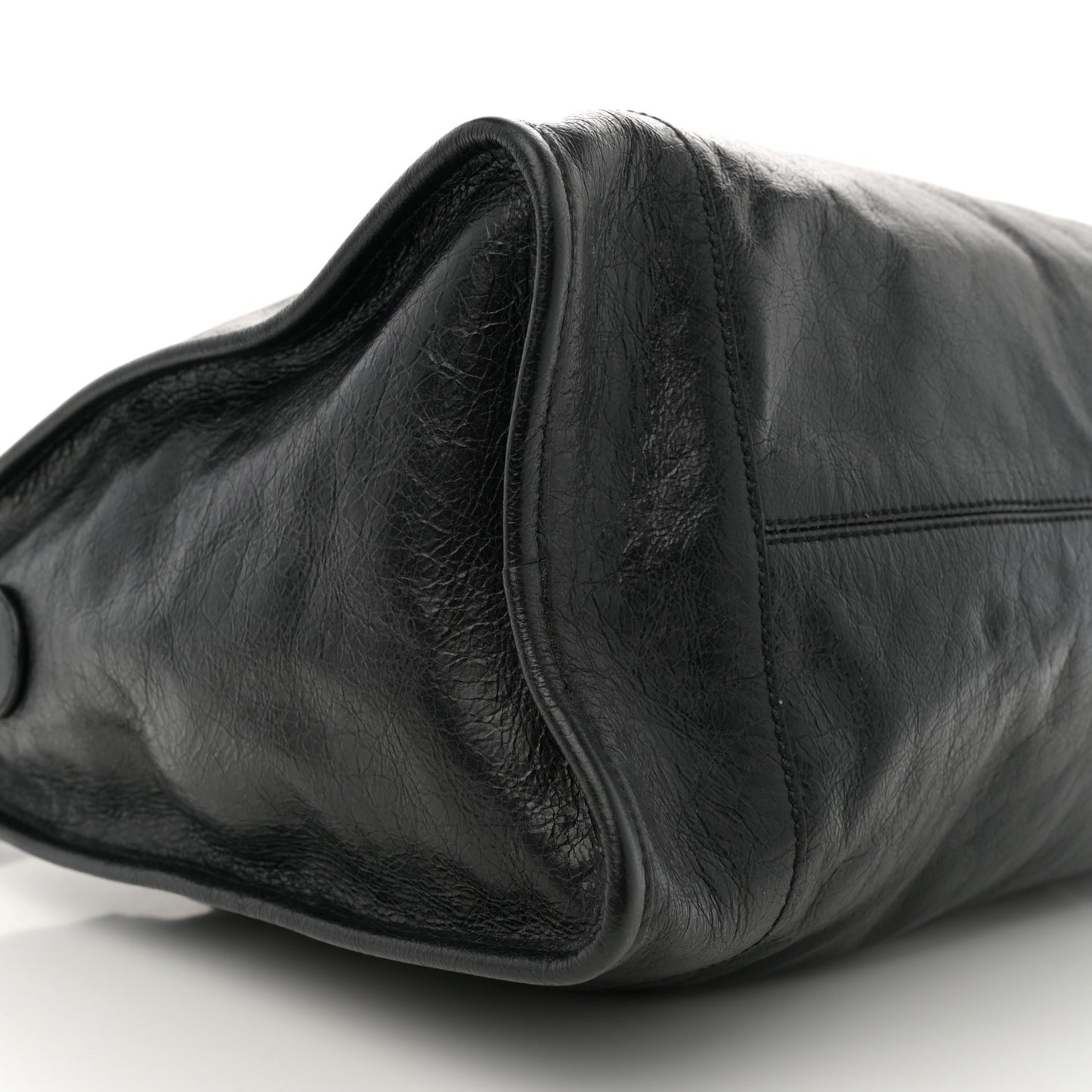 Fluffy Calfskin Morpheus Weekender Duffle Black