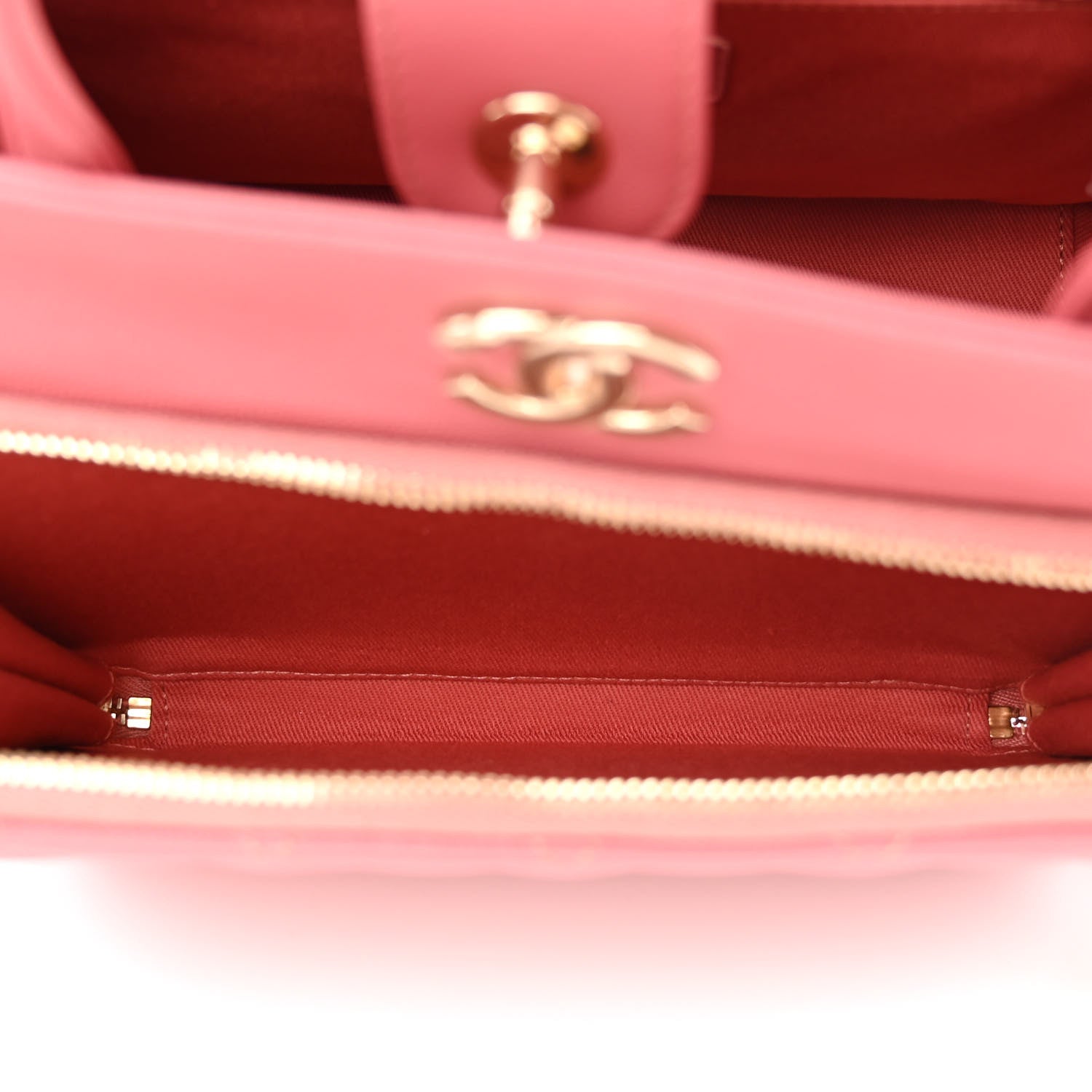 Chanel Caviar Quilted Small Business Affinity Shopping Bag Pink 6 of 12