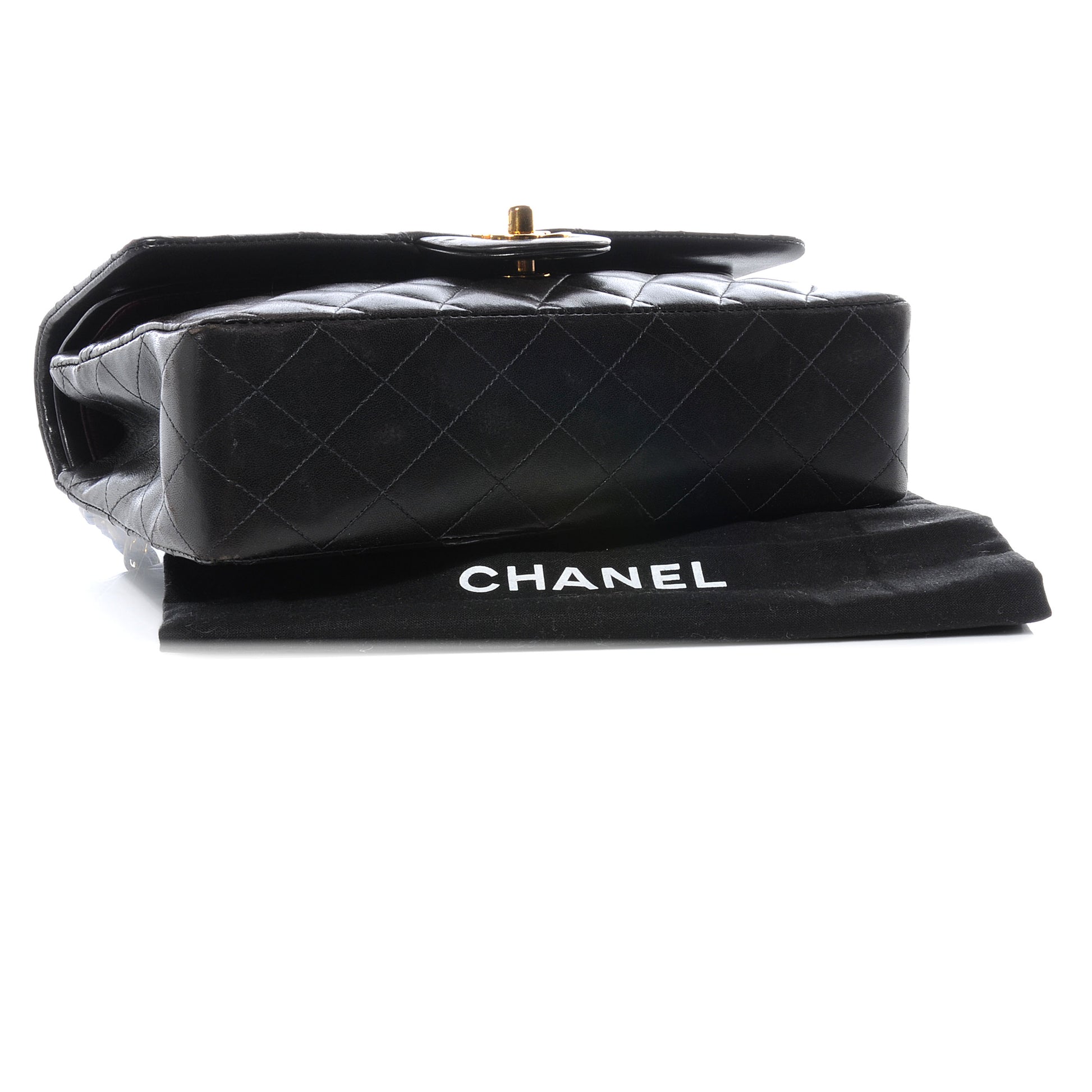 Chanel Lambskin Medium Double Flap Black 4 of 7