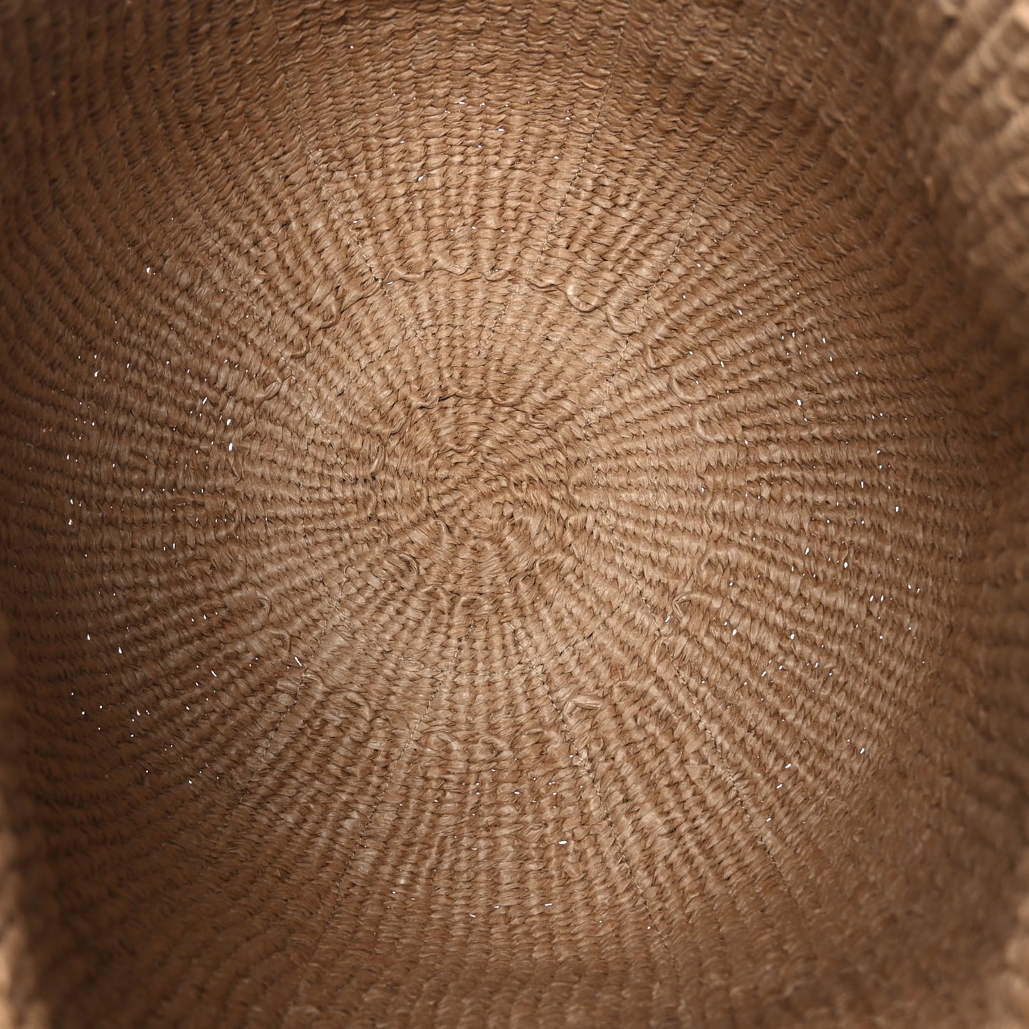 Raffia Large Woody Basket Bag White