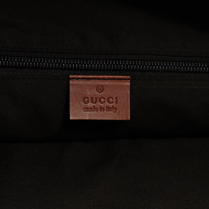 Gucci Monogram Web Stripe Medium Flap Messenger Bag White 6 of 7