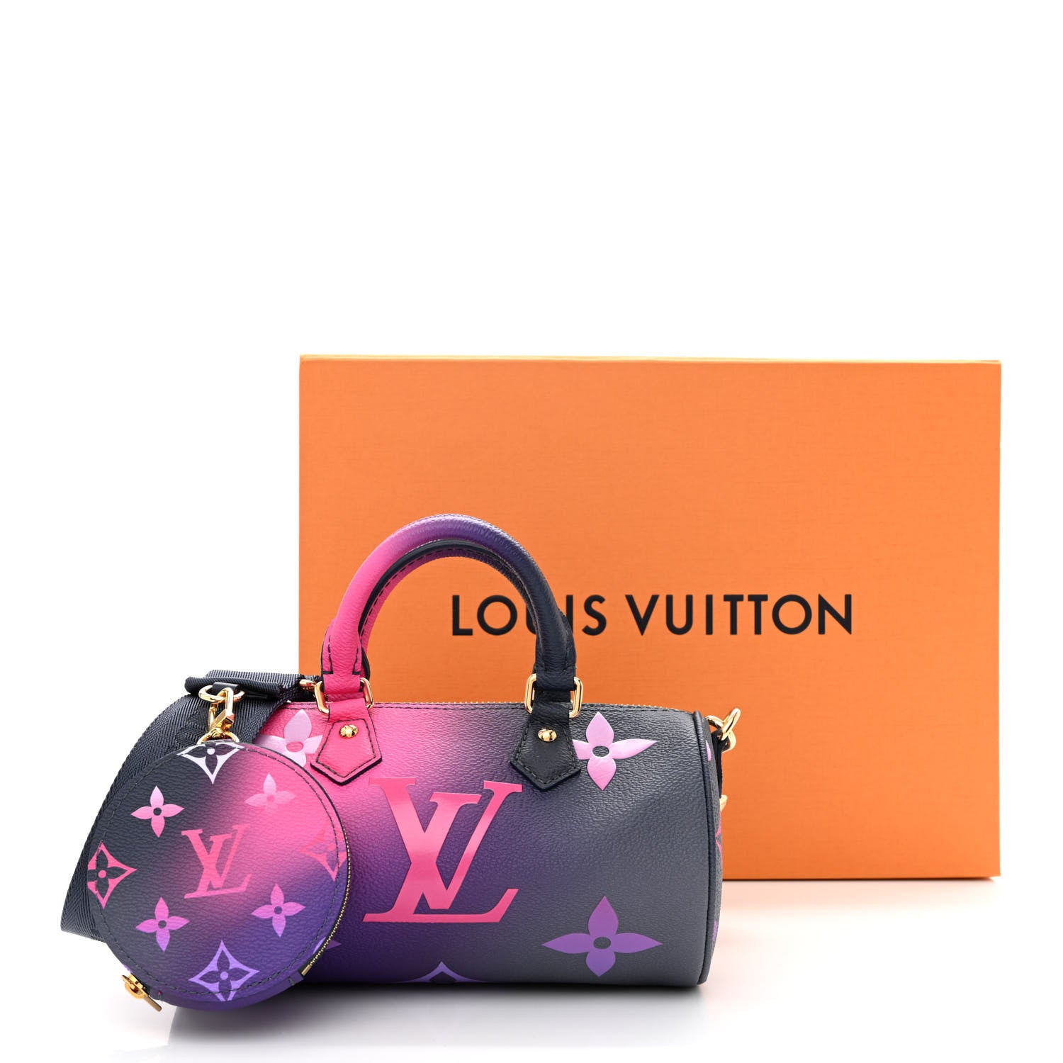 Louis Vuitton Monogram Giant Spring In The City Papillon BB Midnight Fuchsia 11 of 11