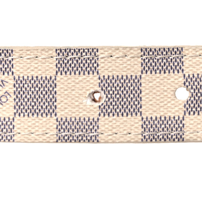Louis Vuitton Damier Azur 25mm Mini Belt 85 34 8 of 9