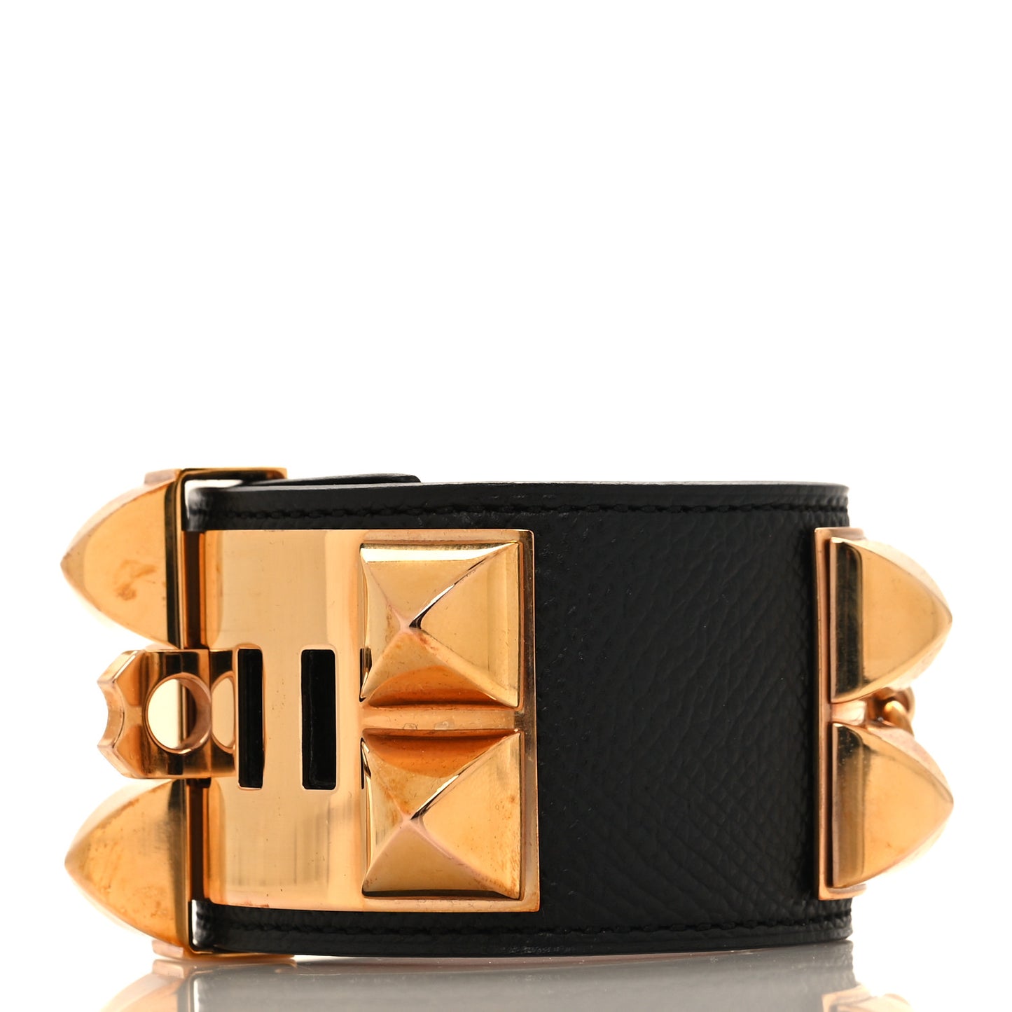 Epsom Collier de Chien CDC Bracelet S Black