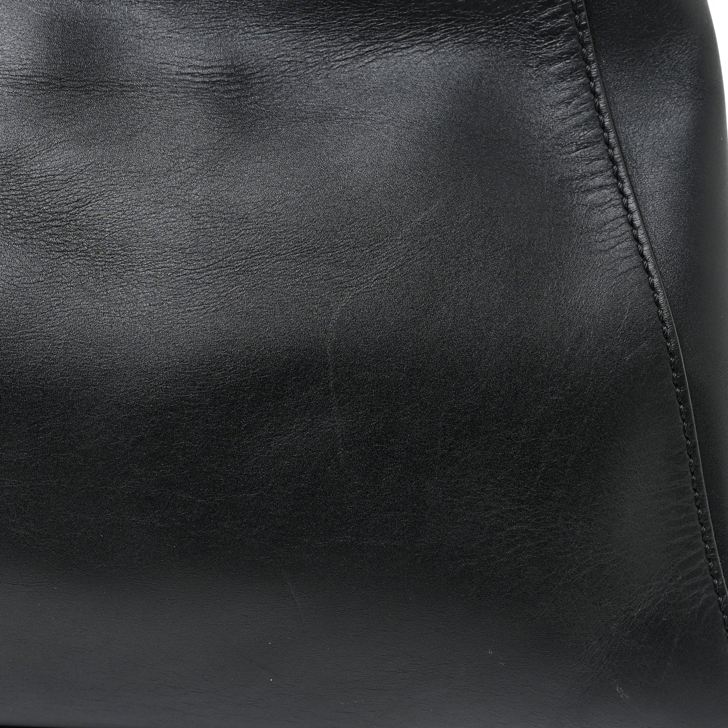 Fendi Vitello Morgan Fabric Jacquard Pequin Medium Peekaboo Iconic Satchel Black Tobacco 20 of 27