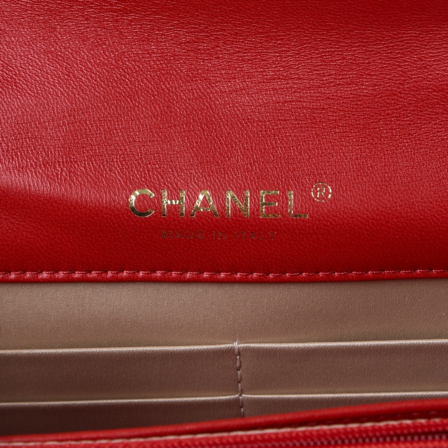 Chanel Lambskin Quilted Golden Class Wallet on Chain WOC Red 6 of 8