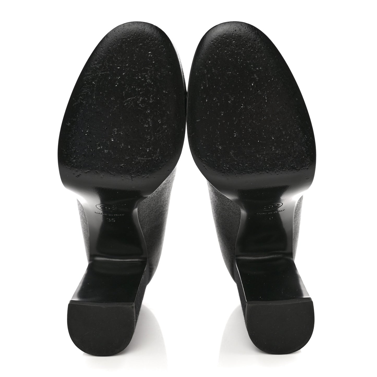 Lambskin Patent Cap Toe Mary Jane Platform Pumps 35 Black