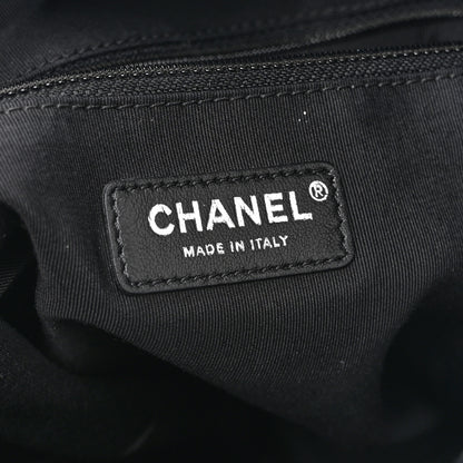 Chanel Calfskin Chain 20s Signature Tote Black 6 of 10