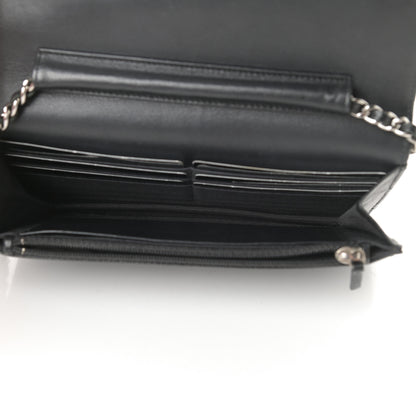 Chanel Caviar Sevruga Wallet On Chain WOC Black 5 of 14