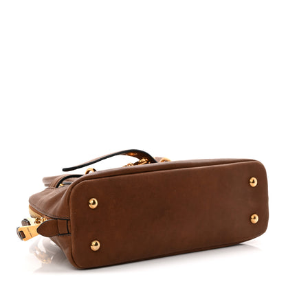 Miu Miu Nappa Aviator Small Aventure Bag Rovere 4 of 10