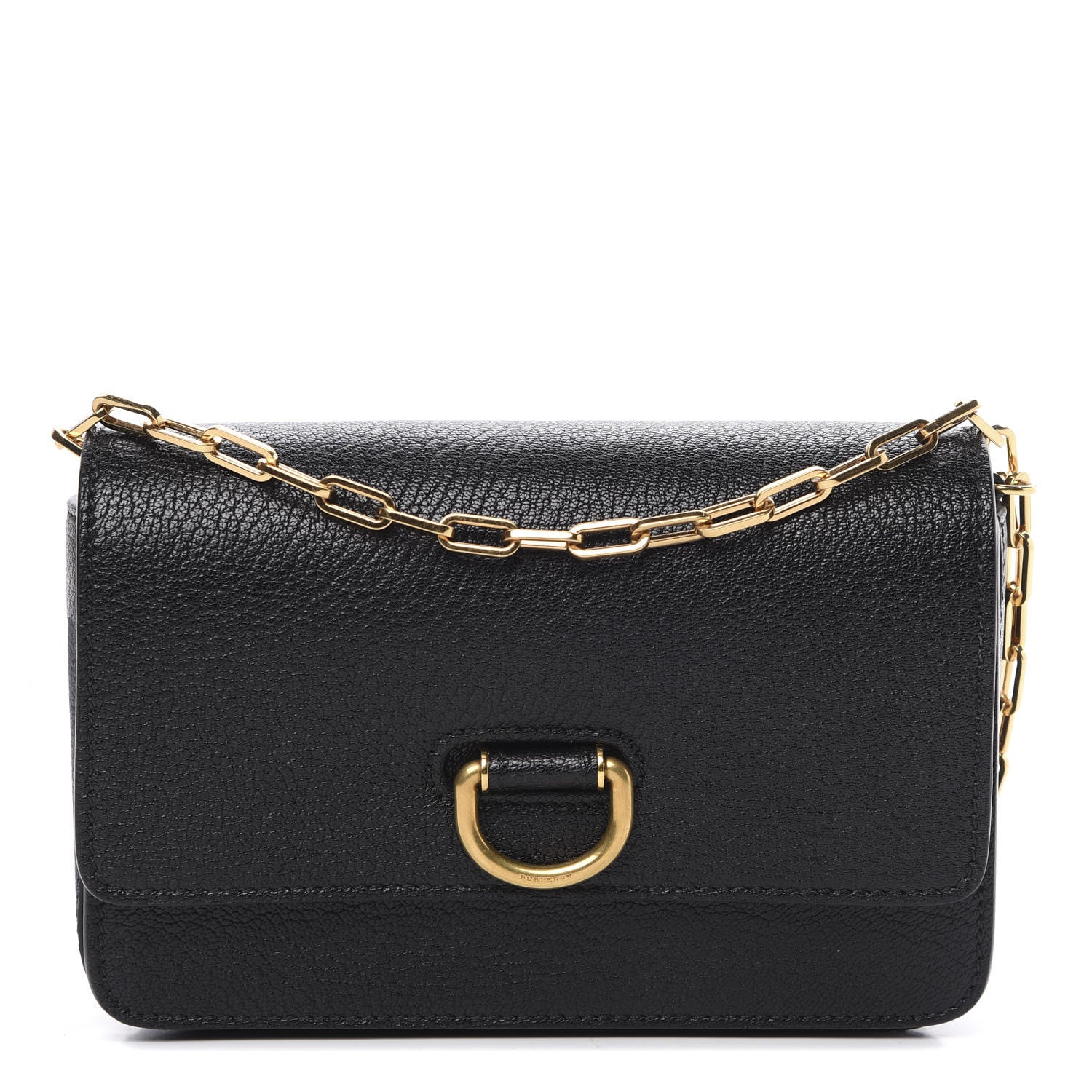 Burberry Hayes Goatskin D-Ring Mini Bag Black 1 of 10