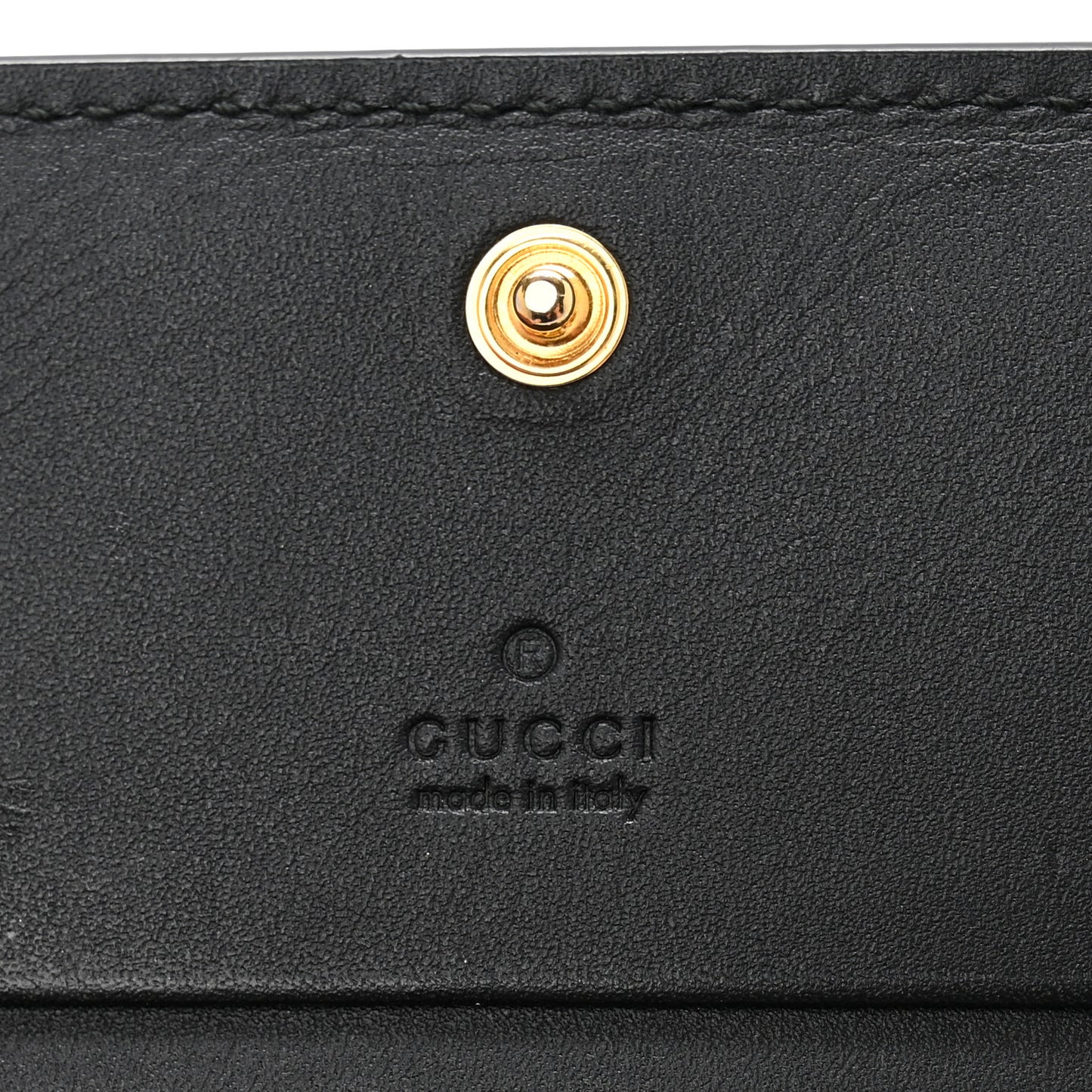 GG Supreme Monogram Bee Print Card Case