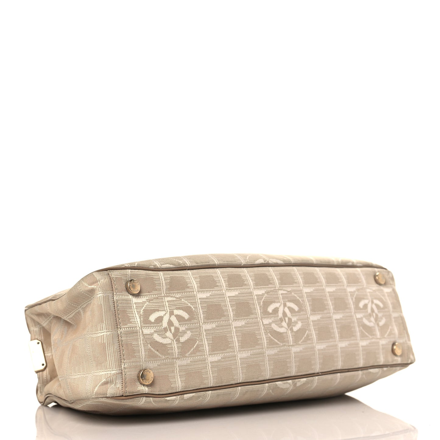 Nylon Travel Shoulder Bag Beige