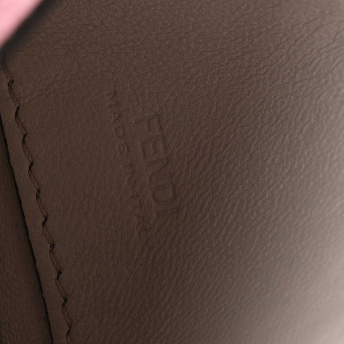Fendi Cuoio Romano Scented Nano Baguette Charm Rosa Acquerello 6 of 10