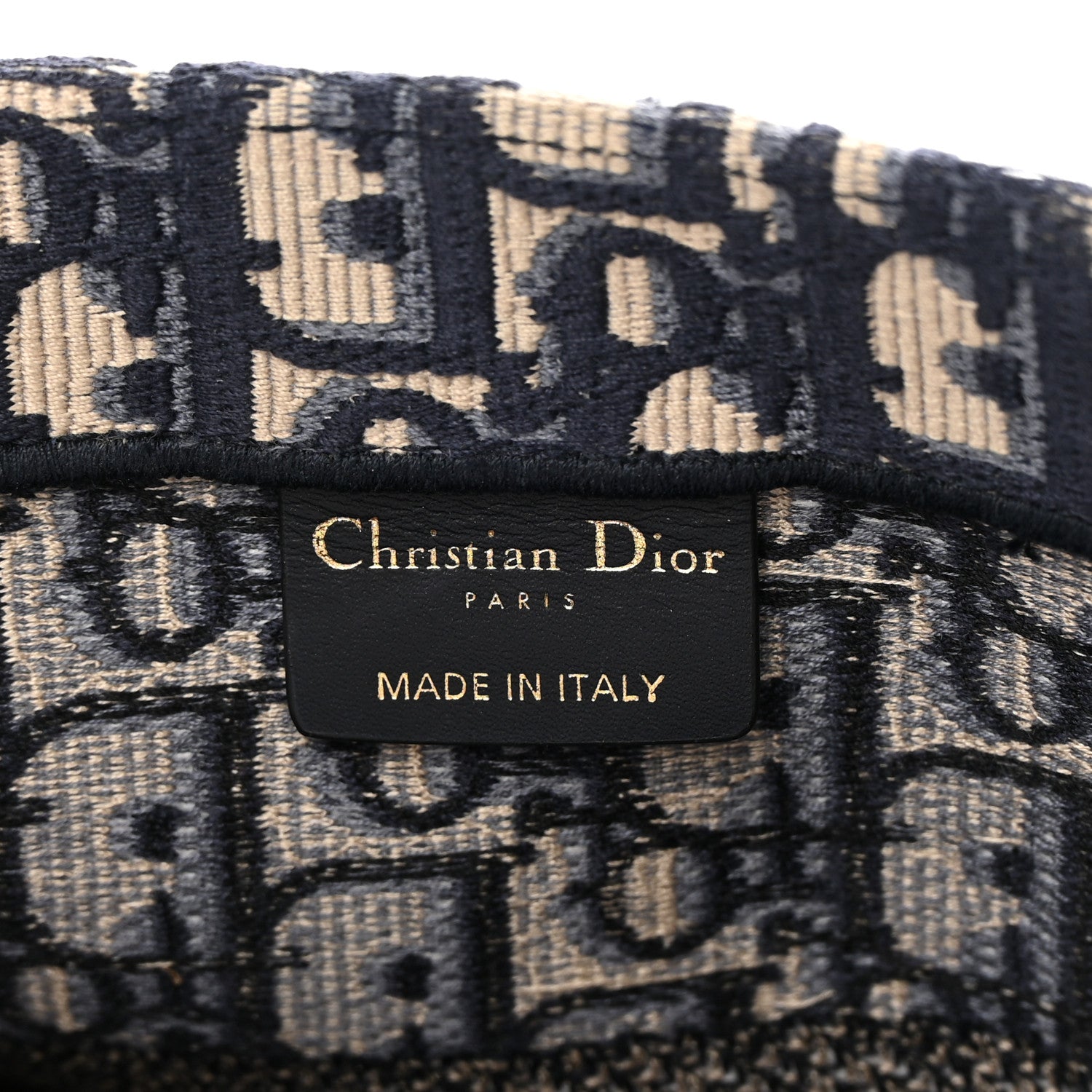 Christian Dior Oblique Medium Book Tote Blue Multicolor 6 of 15