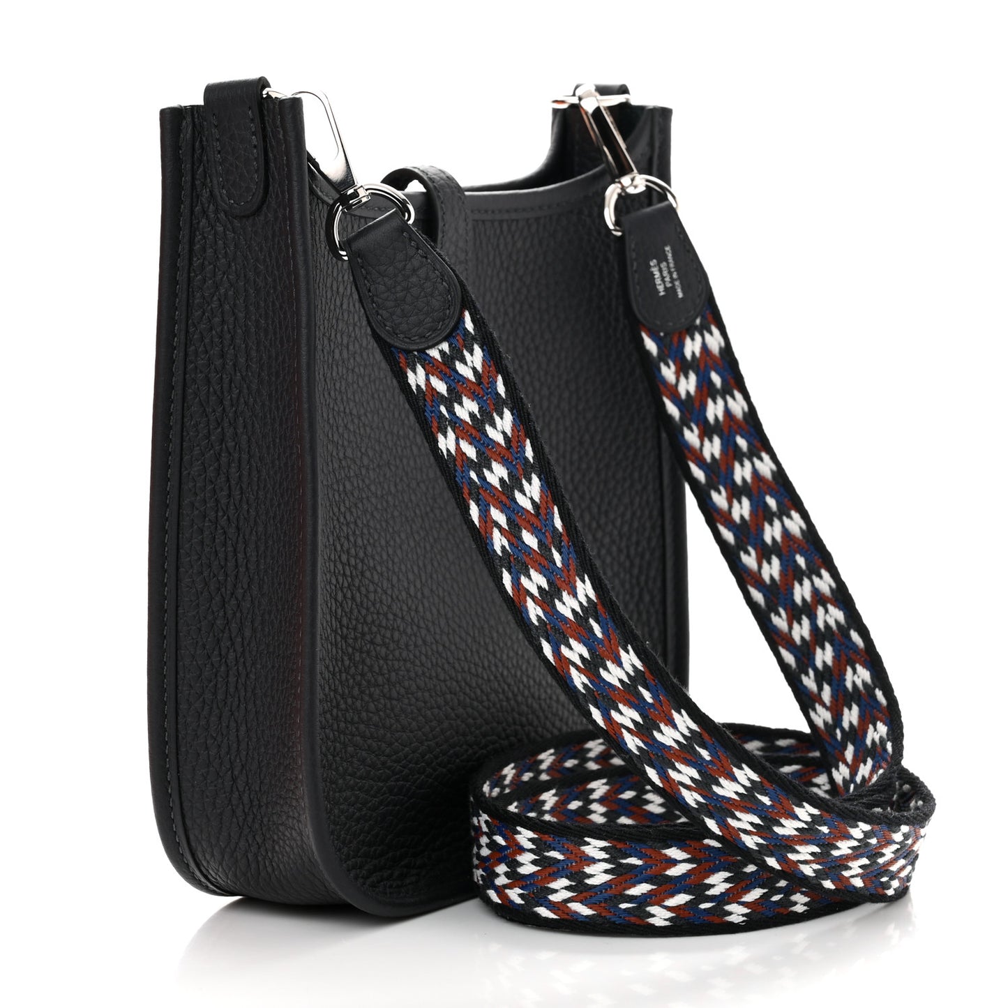 Taurillon Maurice Zigzag Evelyne TPM Black Bleu Zellige Indigo