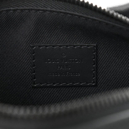 Louis Vuitton Grained Calfskin Aerogram Keepall XS Black 6 of 10