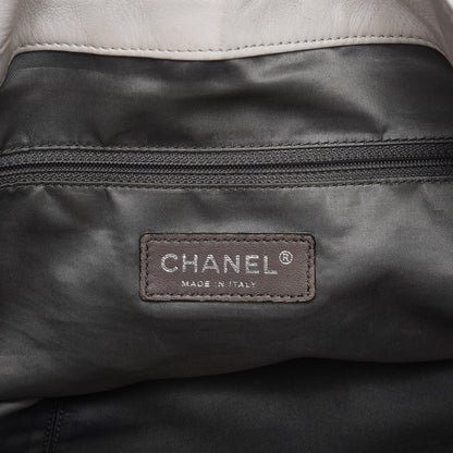 Chanel Calfskin Modern Chain Rhodoid Hobo White 6 of 11