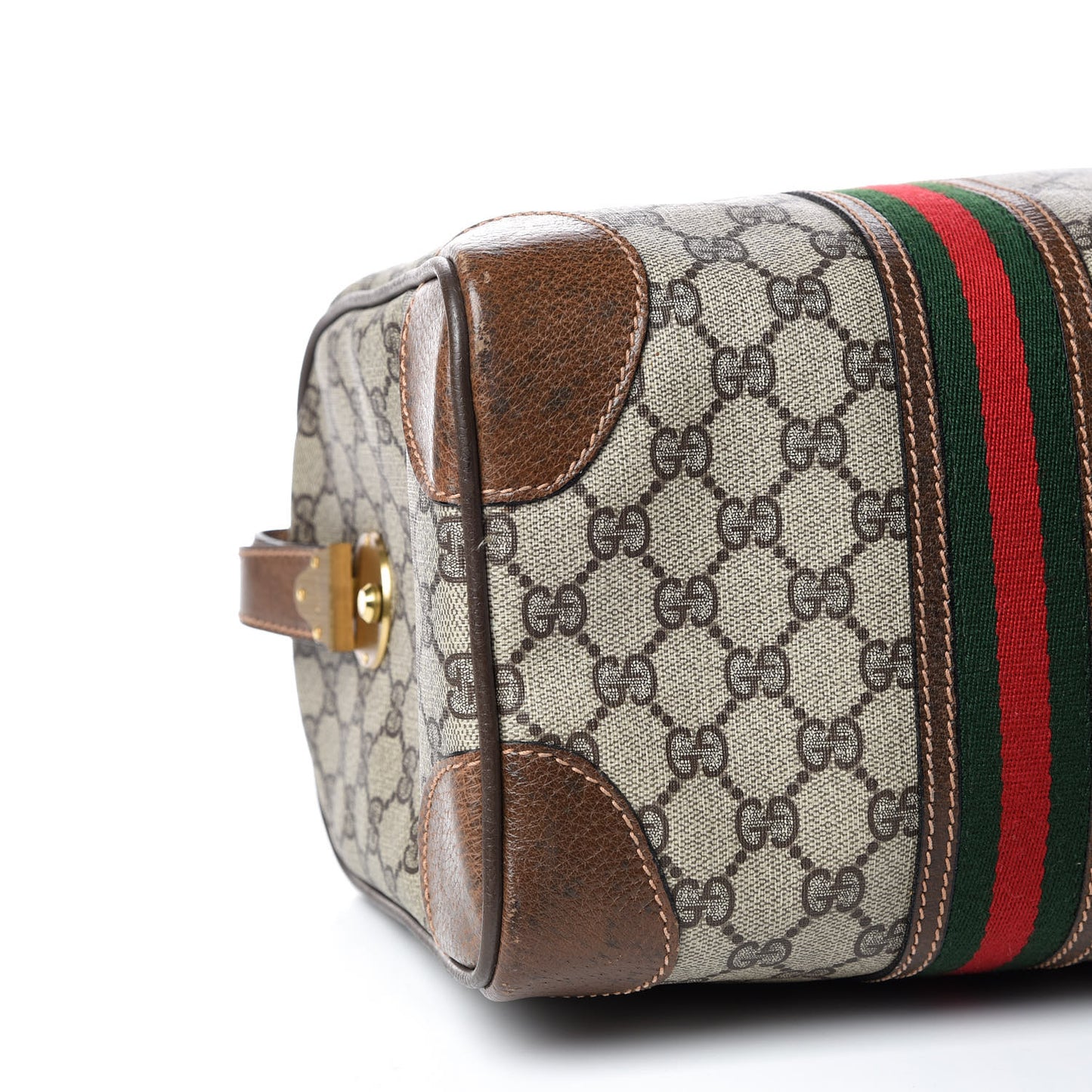 GG Plus Monogram Web Boston Brown
