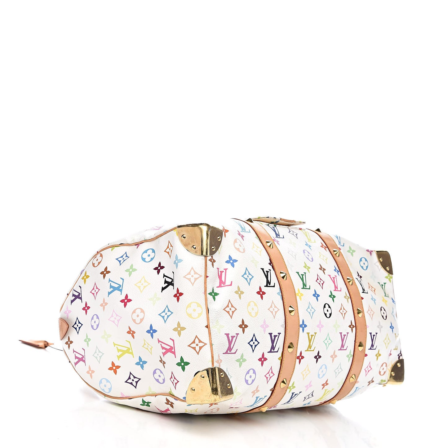Monogram Multicolor Keepall 45 White