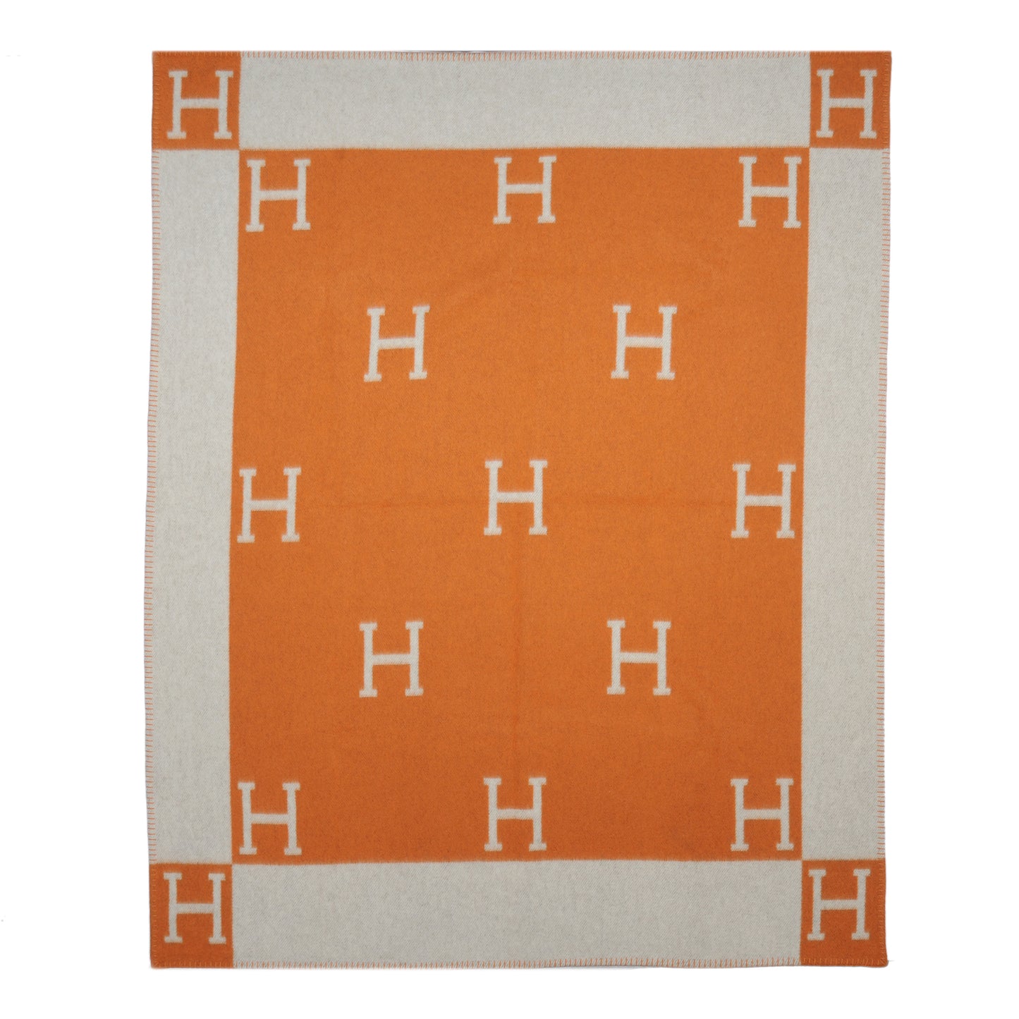 Wool Cashmere Signature Avalon Blanket Orange