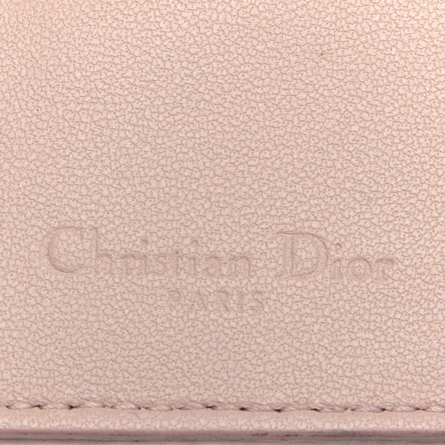 Christian Dior Lambskin Cannage Small Lady Dior Flap Card Holder Light Pink 6 of 8