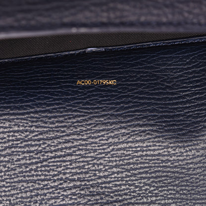 3.1 Phillip Lim 3.1 Textured Calfskin Medium Pashli Satchel Ink 8 of 8