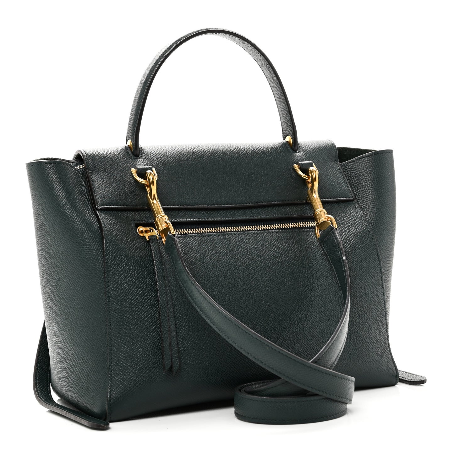 Grained Calfskin Micro Belt Bag Amazone