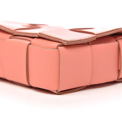 Bottega Veneta Nappa Maxi Intreccio Cassette Bag Peach 9 of 10