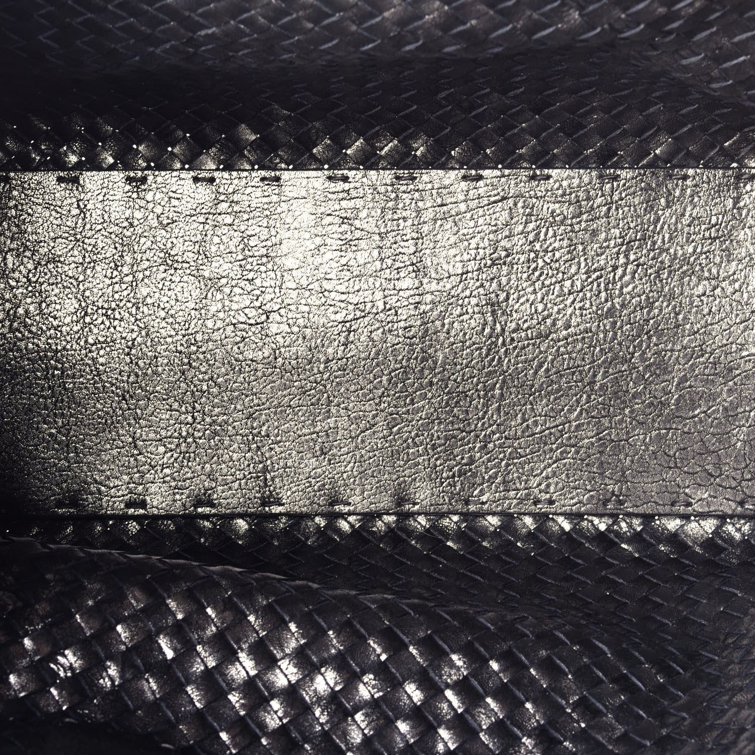 Bottega Veneta Metallic Nappa Intrecciato Medium Moon Cabat 5 of 8