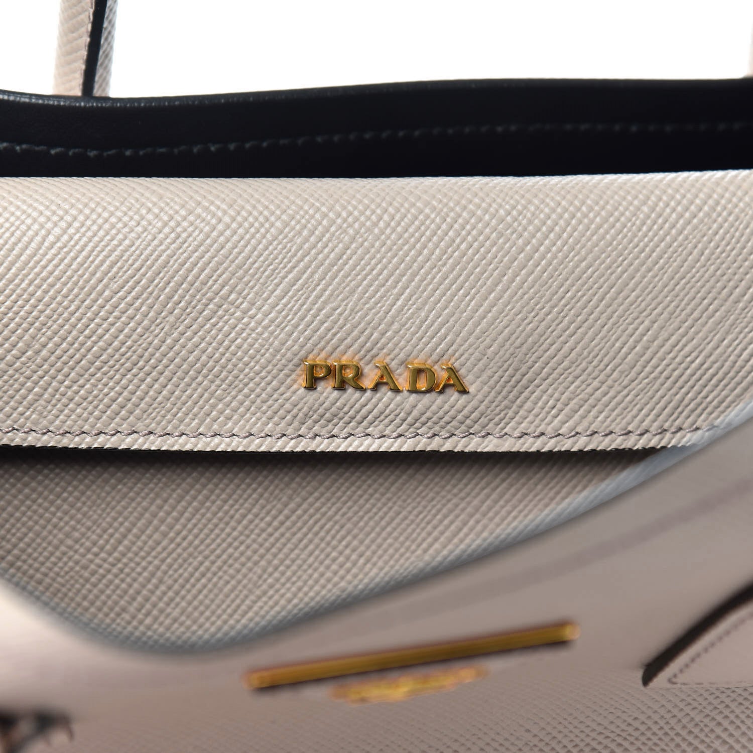 Prada Saffiano Cuir Large Double Bag Cammeo 8 of 9
