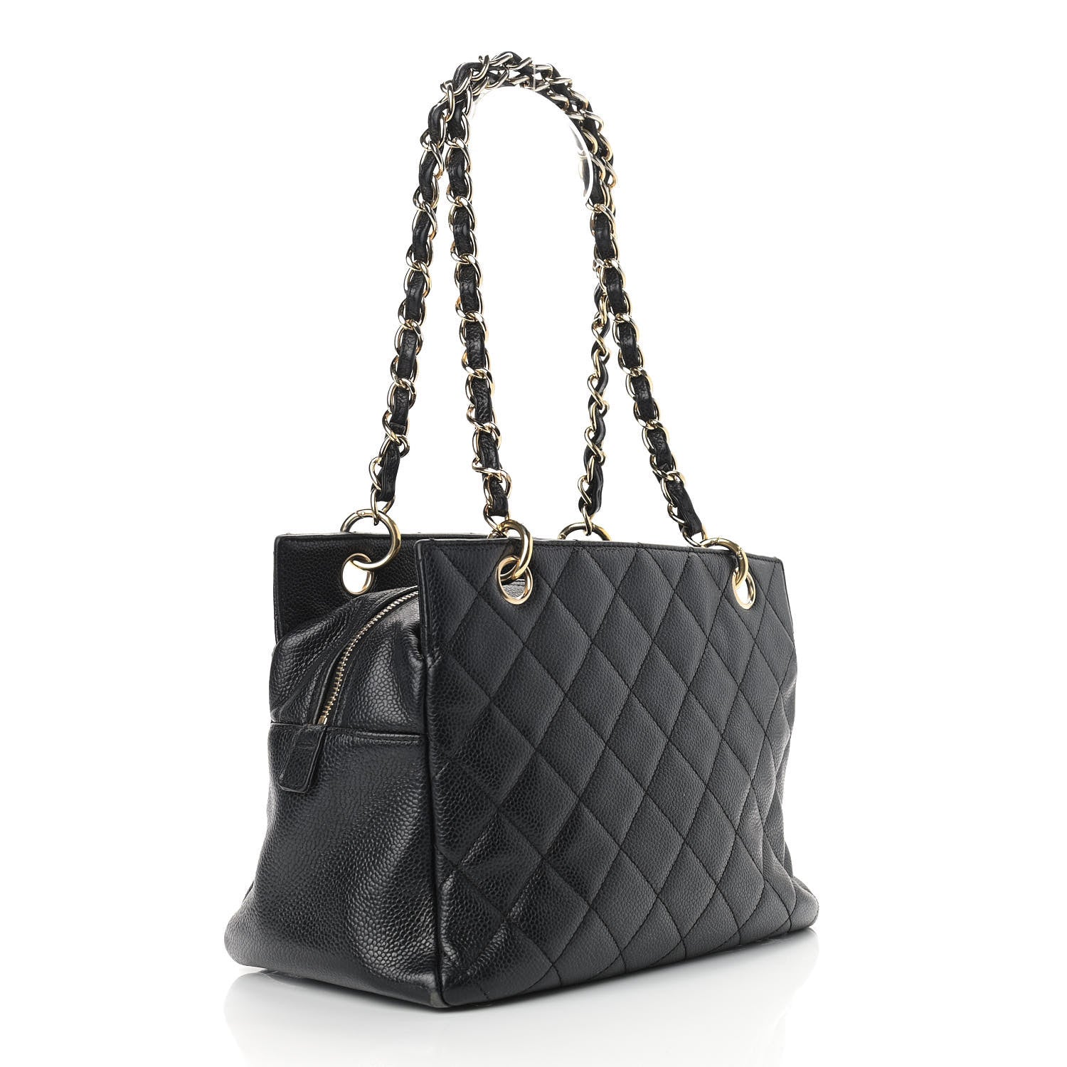 Chanel Caviar Quilted Petit Timeless Tote PTT Black 3 of 13