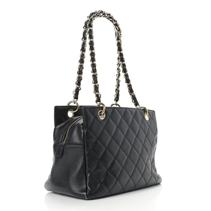 Chanel Caviar Quilted Petit Timeless Tote PTT Black 3 of 13