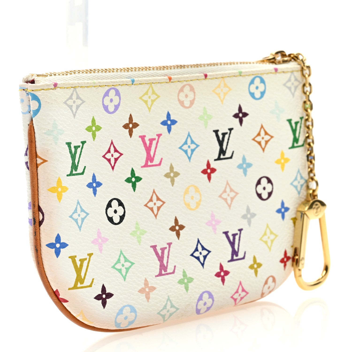 Louis Vuitton Monogram Multicolor Pochette Plate MM White 3 of 6