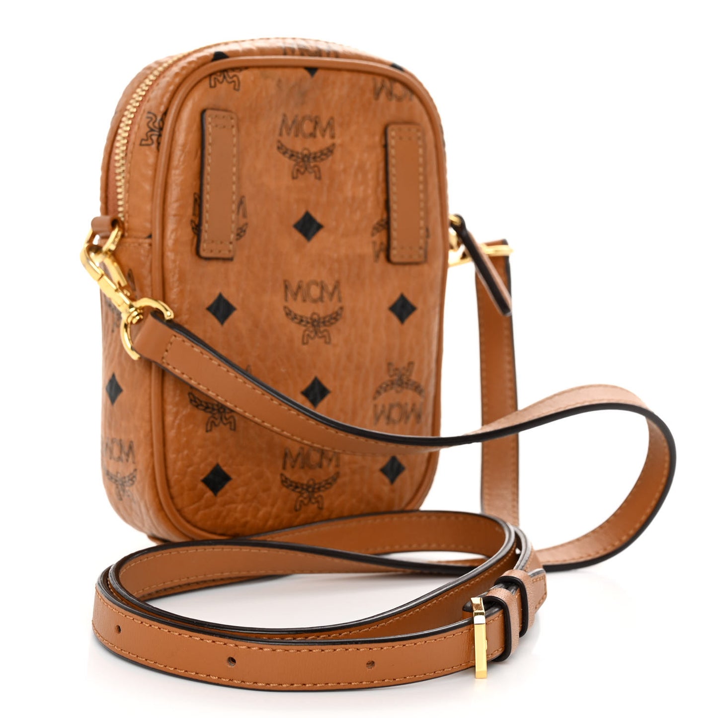 Visetos X-Mini Crossbody Bag Cognac