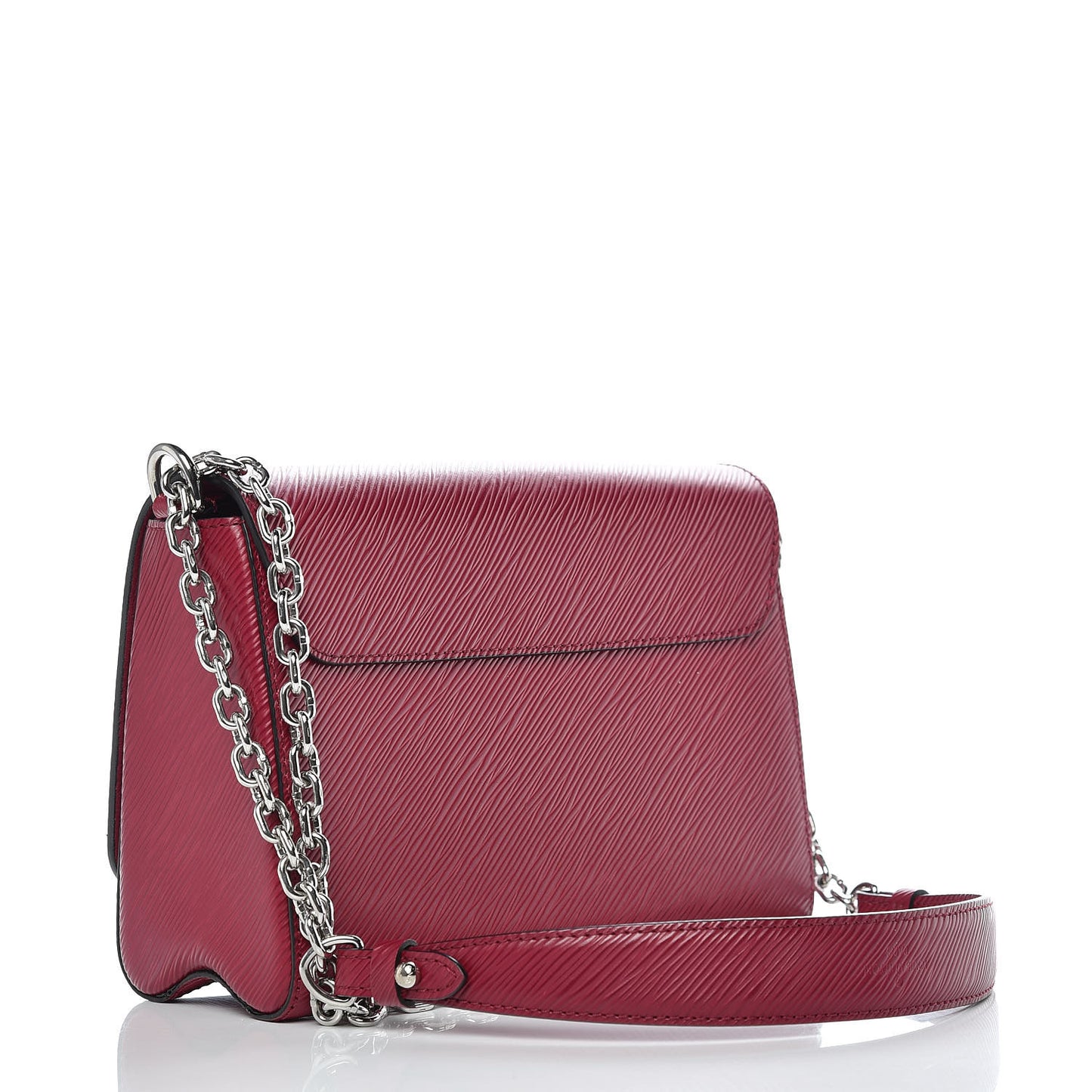 Epi Twist Shoulder Bag MM Fuchsia