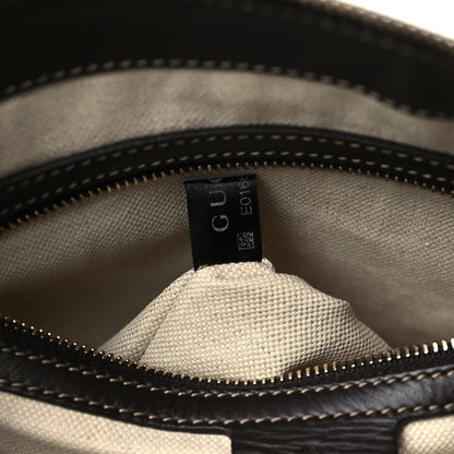 Gucci Monogram Web Mayfair Top Handle Satchel Dark Brown 8 of 11