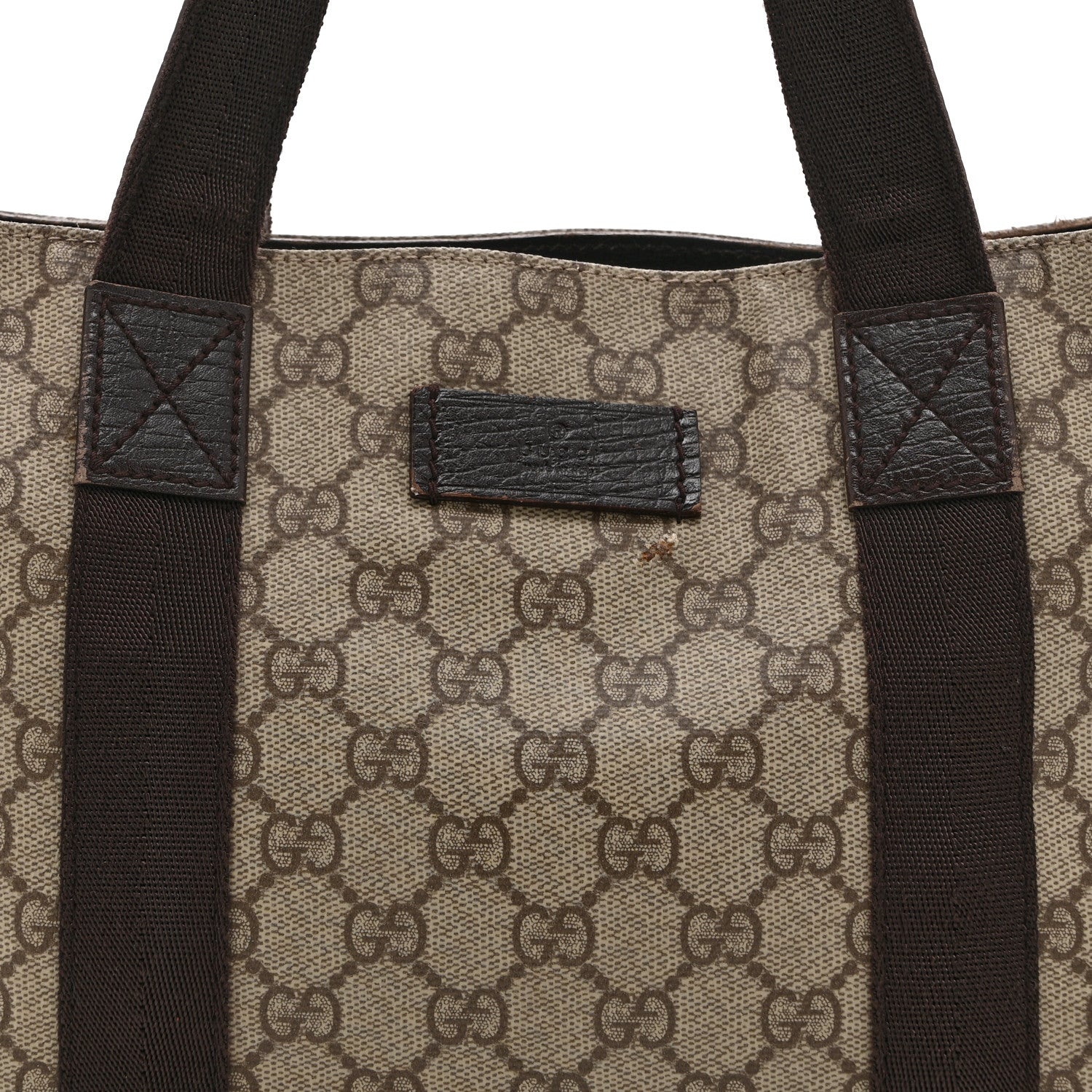 Gucci GG Plus Monogram Small Tote Dark Brown 8 of 10