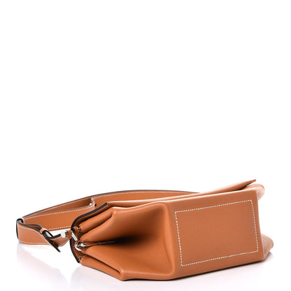 Hermes Taurillon Novillo Opli 28 Toffee Lime 4 of 8