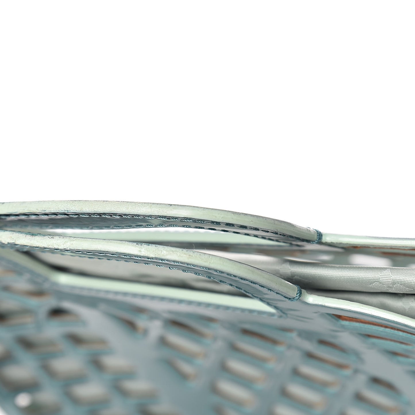 Metallic Patent Reef Jelly Basket PM Turquoise