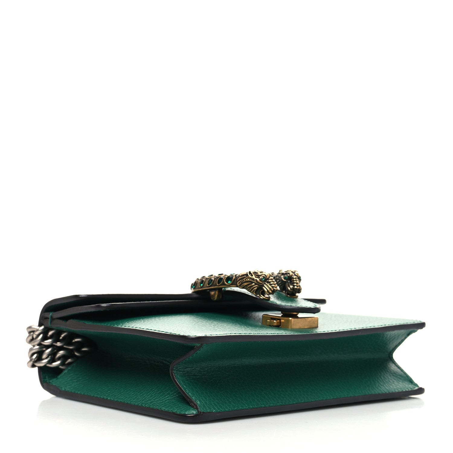 Gucci Calfskin Mini Dionysus Shoulder Bag Emerald 4 of 13