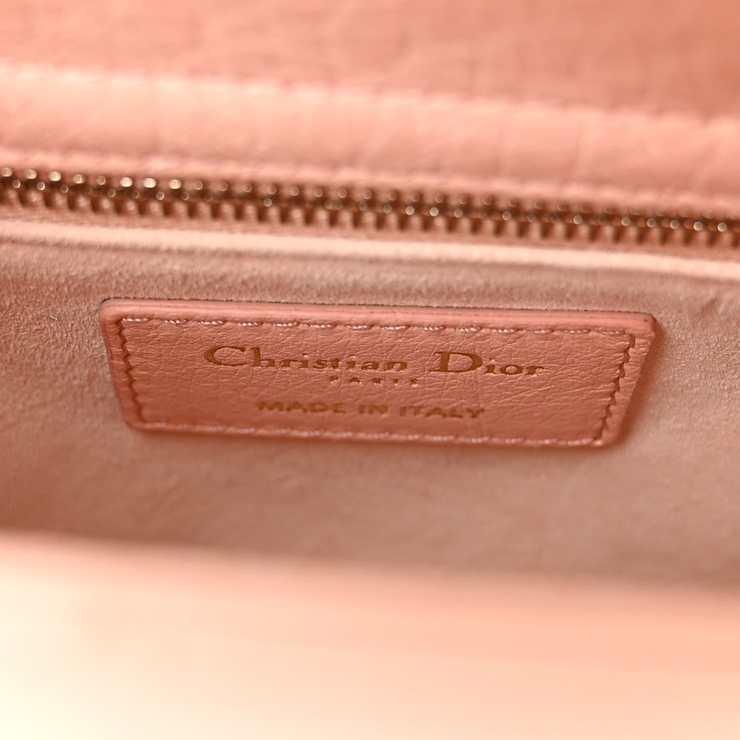 Christian Dior Ostrich Mini Lady Dior Light Pink 6 of 10