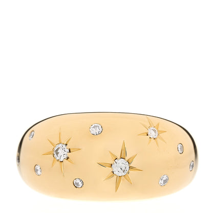 David Yurman 18K Yellow Gold Diamond 11mm Pure Form Ring 52 6 1 of 4
